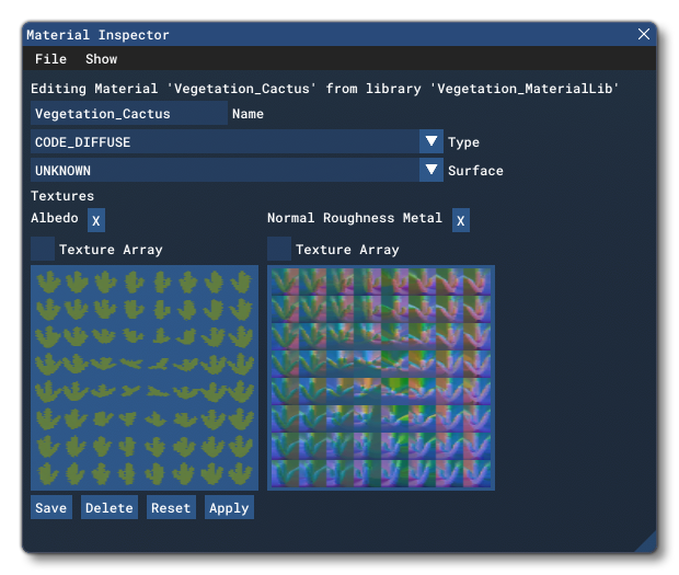 Impostor Texture Atlas Example In The Inspector