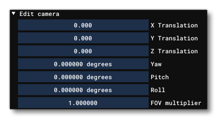 The Camera Edition Inputs