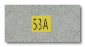 A Taxiway Parking Spot Number