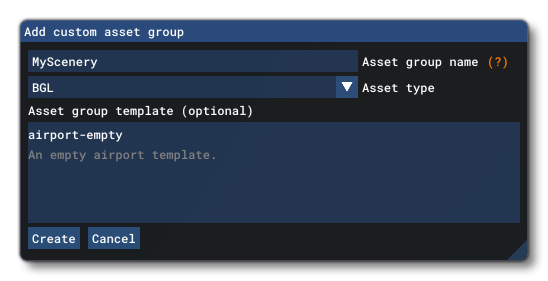 Adding A New Scenery Package To A Project