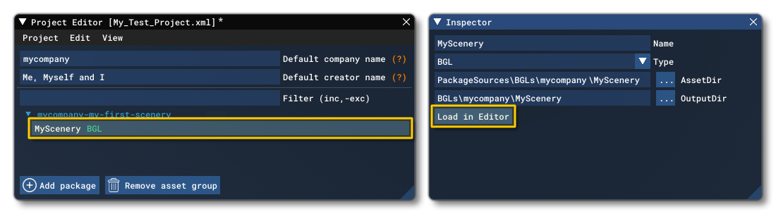 Set Directory And Load In Editor