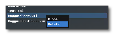 Clone Or Delete A File In The Visual Effects Editor List