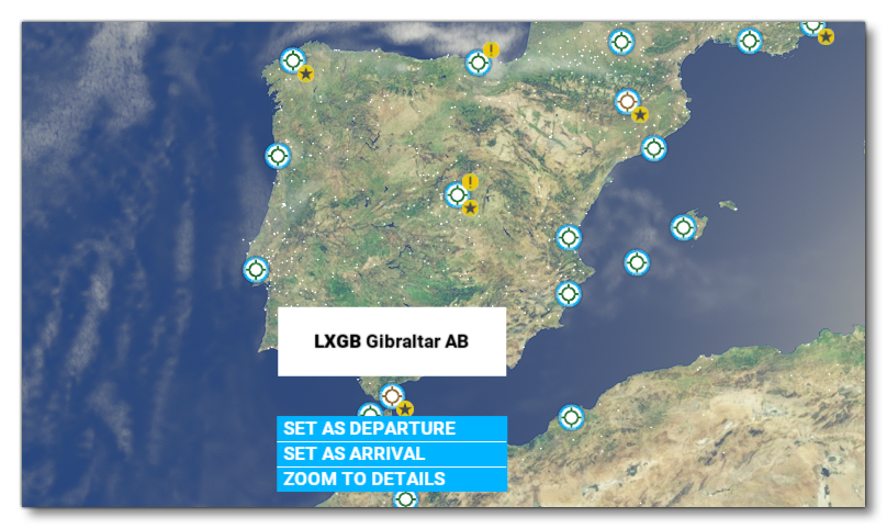 Gibraltar AB Airport In The World Map