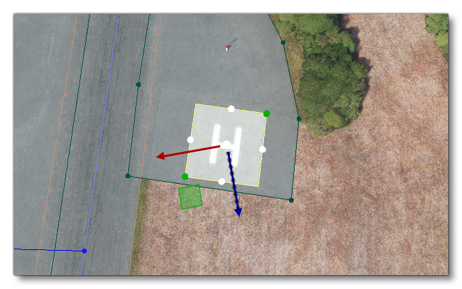 A Square Helipad Added To Our Tutorial Project