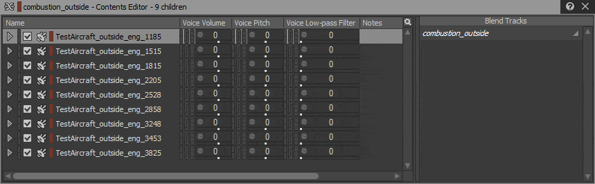 Adding Audio To The Blend Track In The Contents Editor