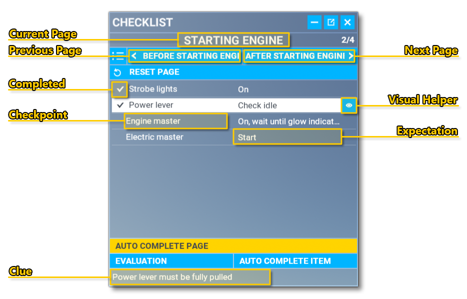 Checklist Functionality For Checkpoints