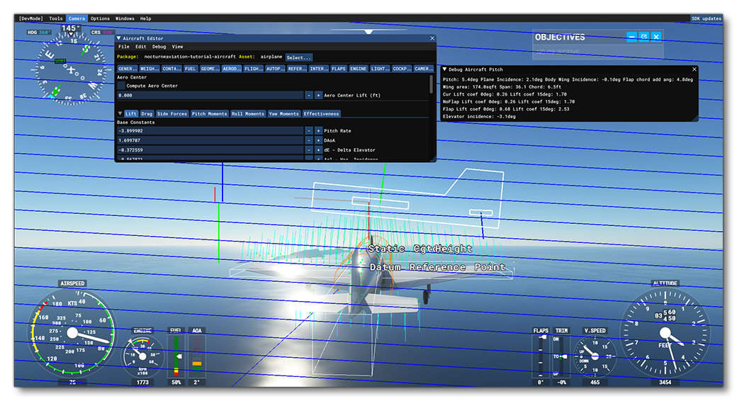 The Aircraft Editor Aerodynamics Overlay The Aircraft Editor Aerodynamics Overlay