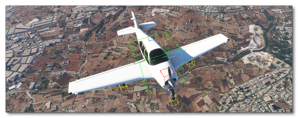 The Weight And Balance Overlay In The Simulation