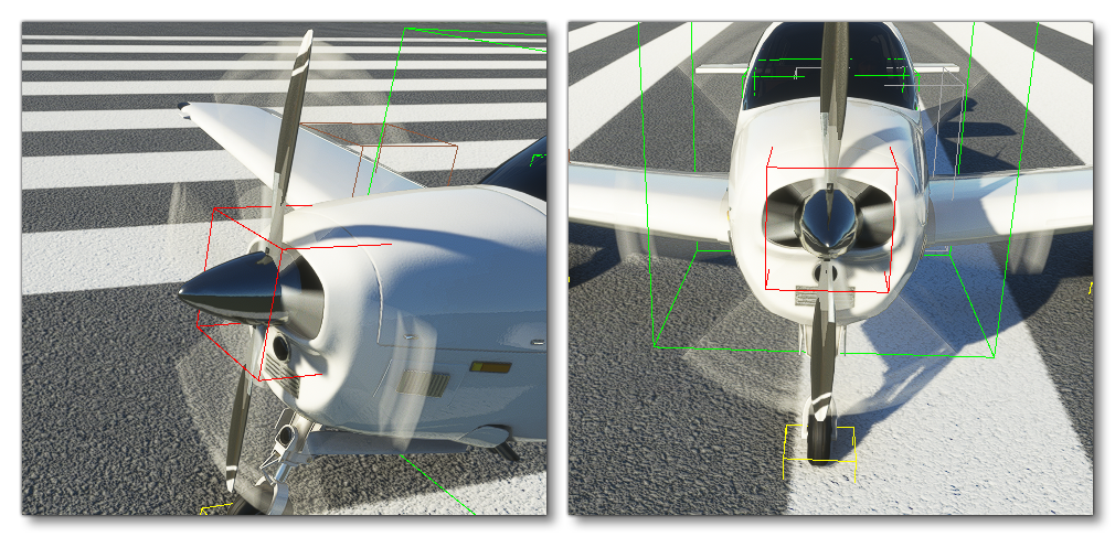 The Engine Position Illustrated In The Simulation