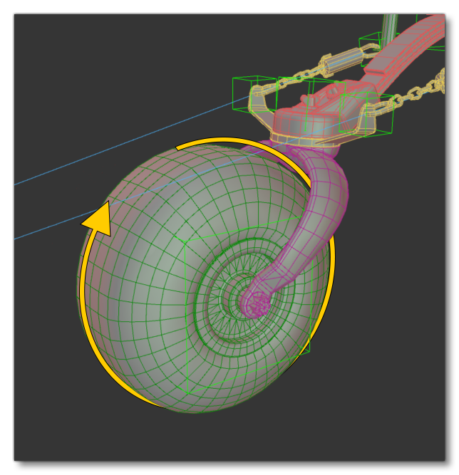 Wheel Rotation Example