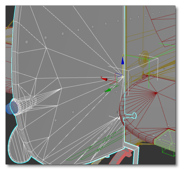 The Rudder Mesh Animation Point