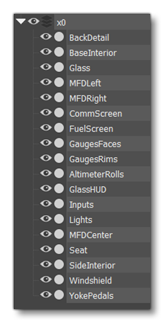 List Of Detached Meshes