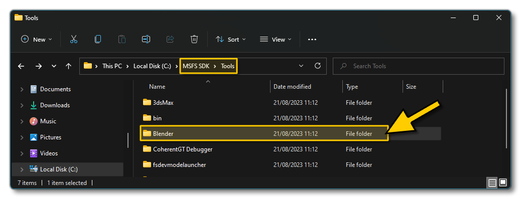 The Blender Plugin Folder In The SDK Core Install Location
