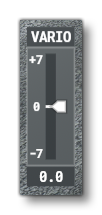 The Variometer Being Displayed In The HUD