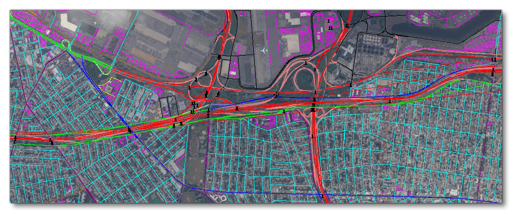 The OSM Debug Overlay In The Simulation