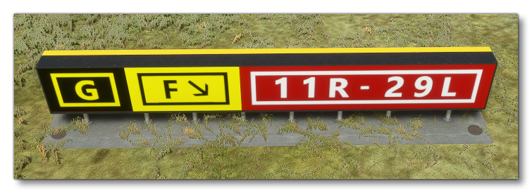 Complex Taxiway Sign Example