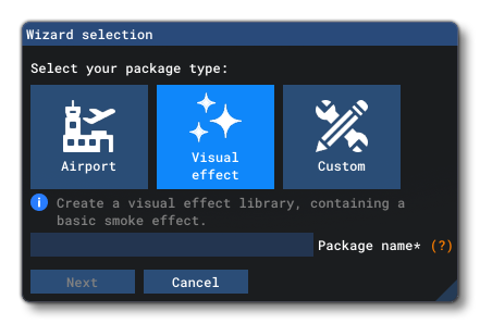 Adding A Visual Effects Package