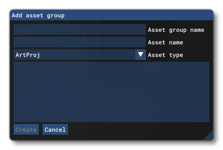 Adding An Asset Group To A Package