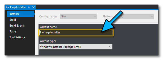 Changing The Name Of The MSI Installer Executable