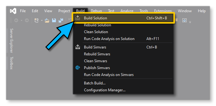 Build Simvar Watcher Project In Visual Studio