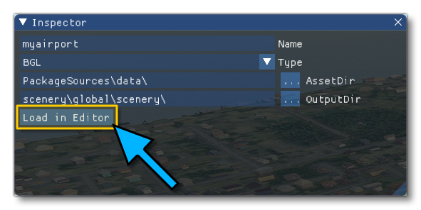 Load Airport In Scenery Editor
