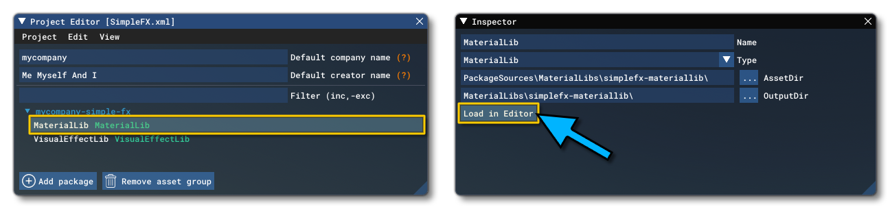 Opening The MaterialLib In The Material Editor