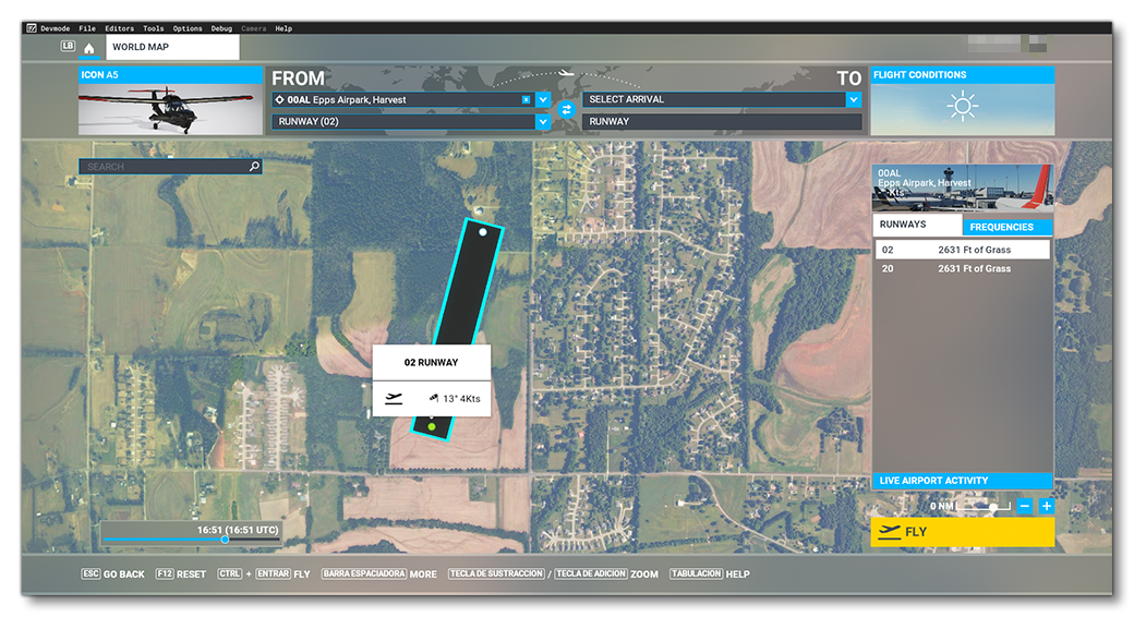 The Epps Airfield In The Simulation World Map