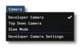 The Camera Menu