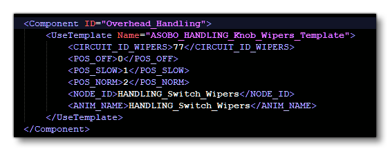 A template in the A320's Model XML which specifies the CIRCUIT_ID