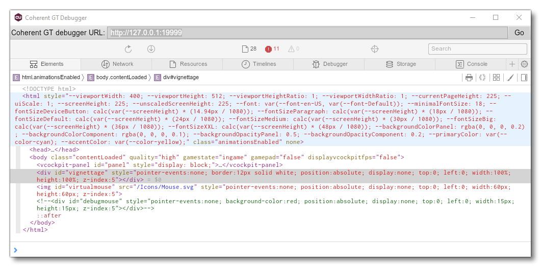 The Different Tabs In The Coherent Debugger