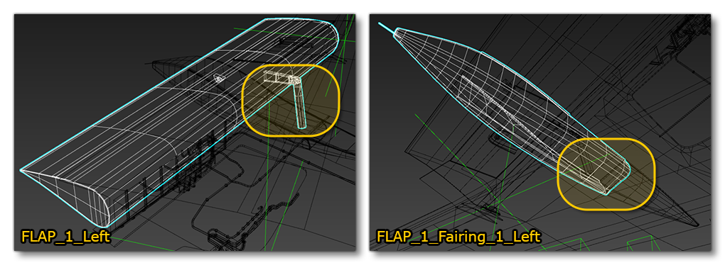 Areas To Animate For Flaps