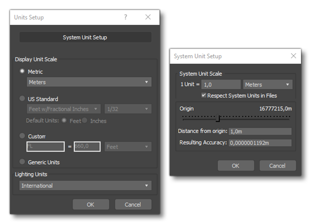 Setting Up The Units In 3DS Max