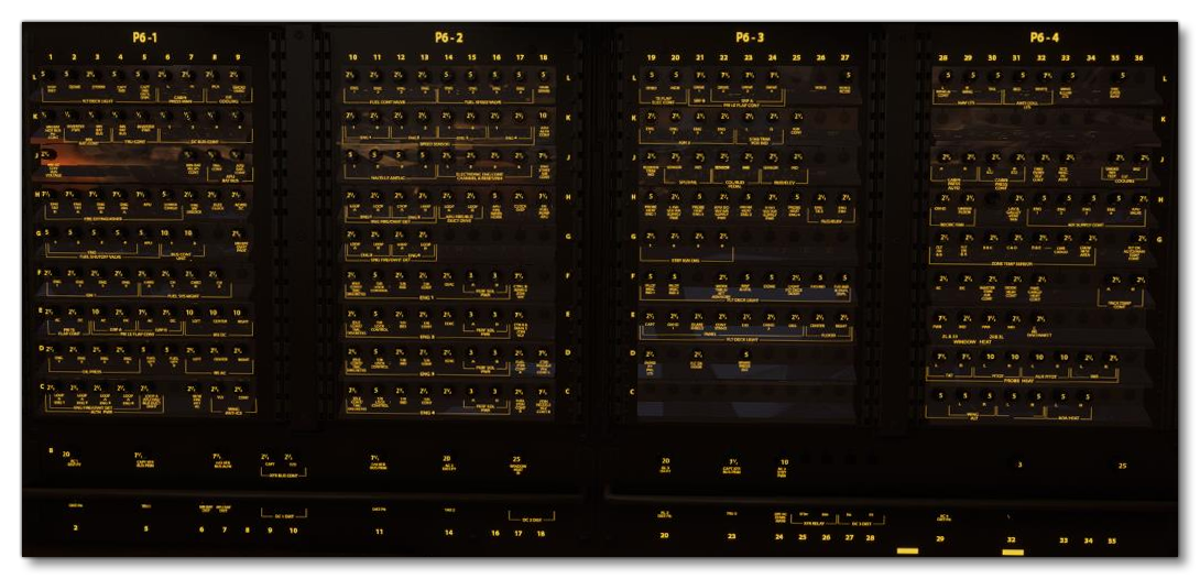 Example Of An Airline Panel With Emissive Elements