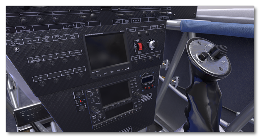 Close Up Of Some Cockpit Controls