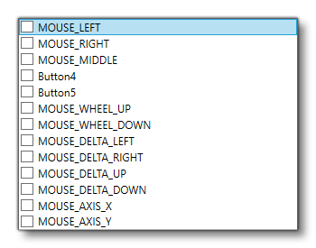 The Different Mouse Input Options