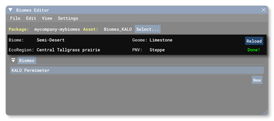 Finding The Current Biome Details For A Zone
