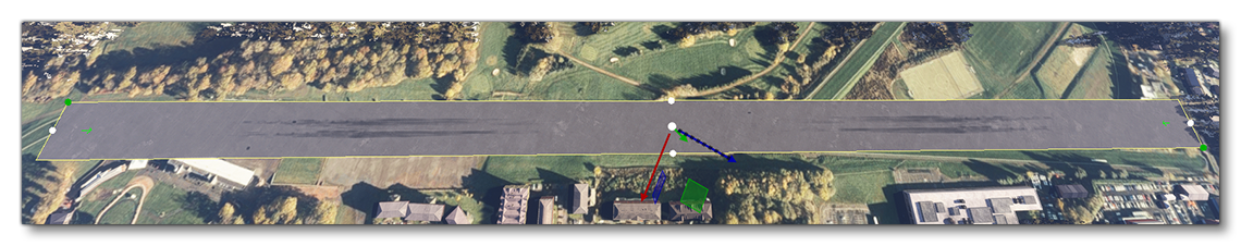 An Airport Runway Using The Default Material An Airport Runway Using The Default Material