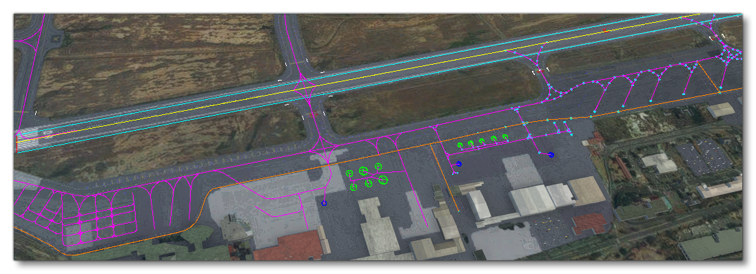 The Basic Debug Draw For An Airport