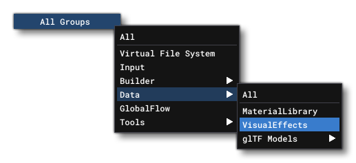 The Different Group Filter Options