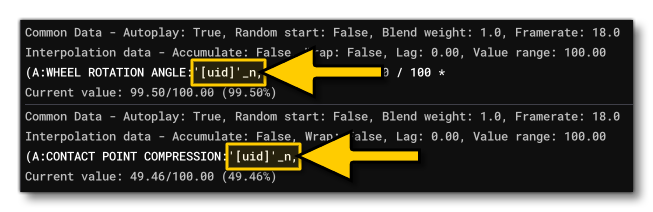 Illustration Of Dynamic Parameters In The Debug Window