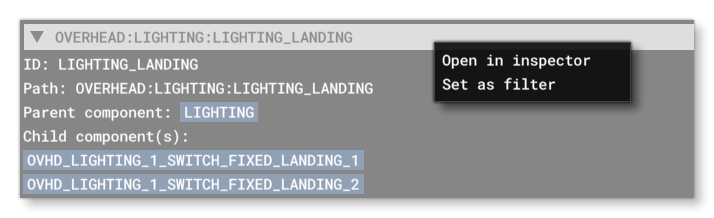 RMB Menu On A Component RMB Menu On A Component