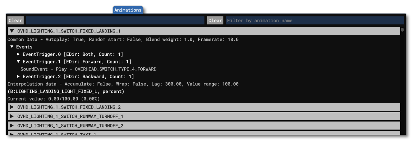 The Animations View Tab The Animations View Tab