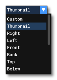 The Available Preset Camera Options