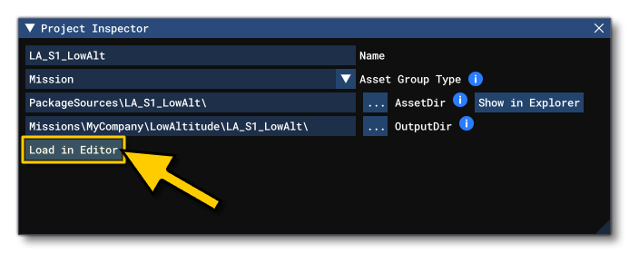 Loading A Mission Into The Mission Tool