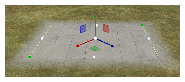 Example Showing An Apron With Feathered Edges Example Showing An Apron With Feathered Edges