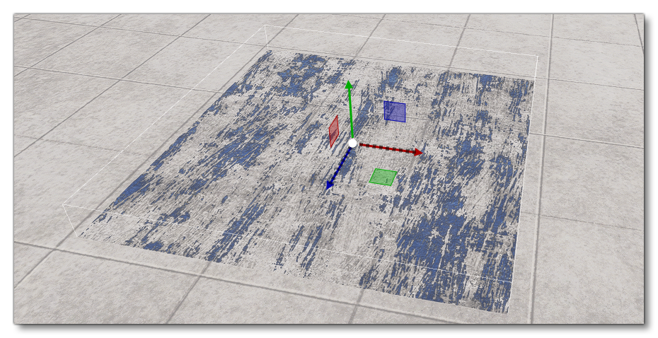 A Decal After Being Placed On The Ground