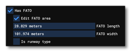 The FATO Options For A Helipad