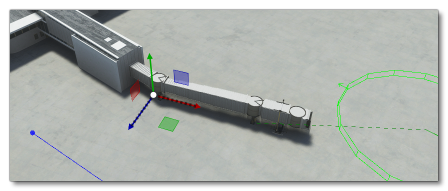 A Jetway Link Scenery Object Placed In The World A Jetway Link Scenery Object Placed In The World