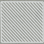 Wide White Painted Hatched Area Example