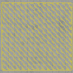 Non Movement Painted Hatched Area Example